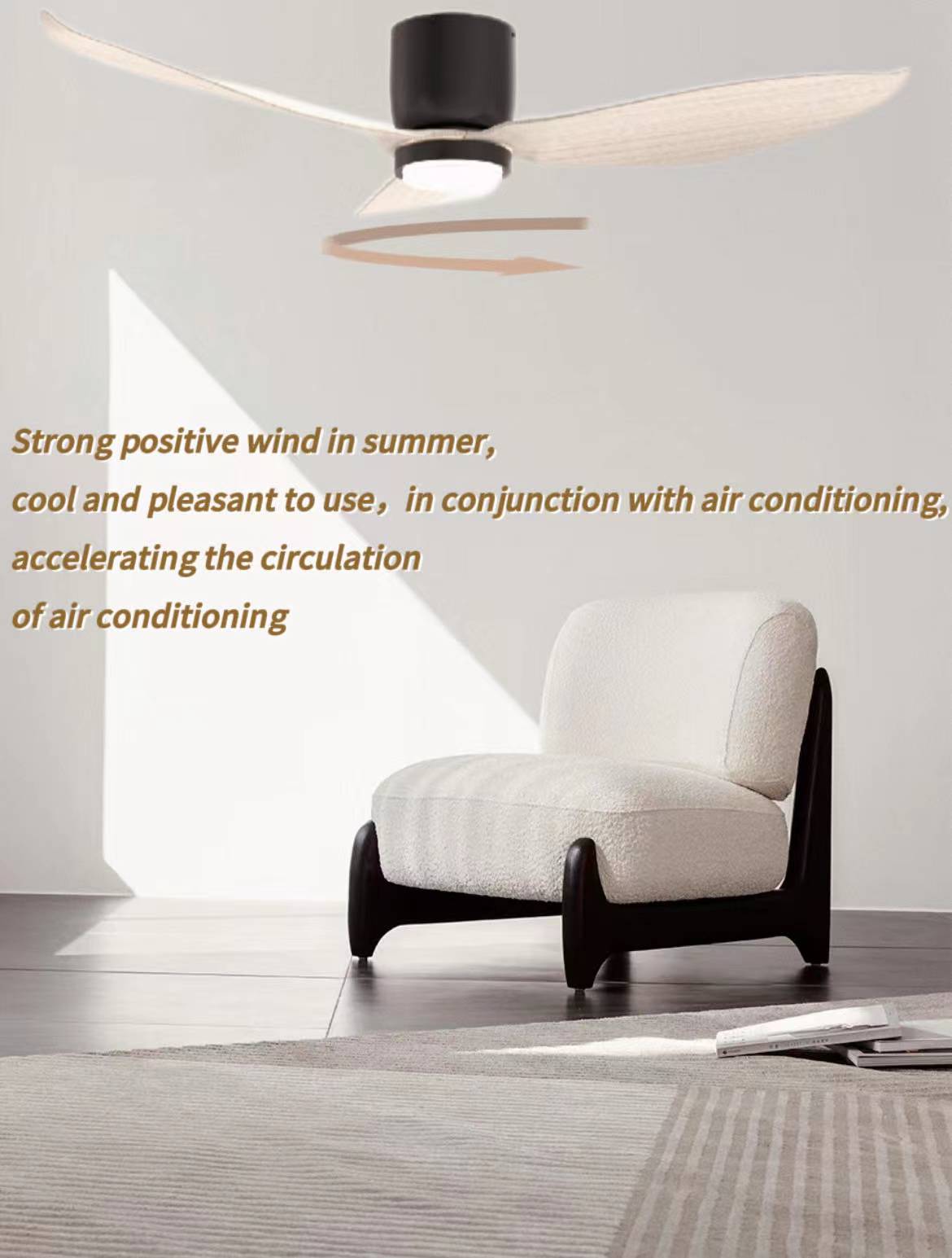 ventiladores de techo remotos con luces