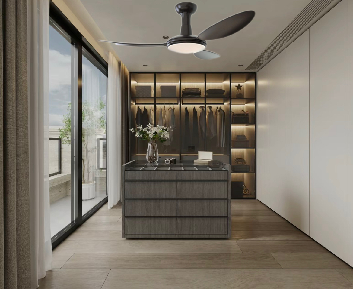 ventiladores de techo con luces empotradas remotas