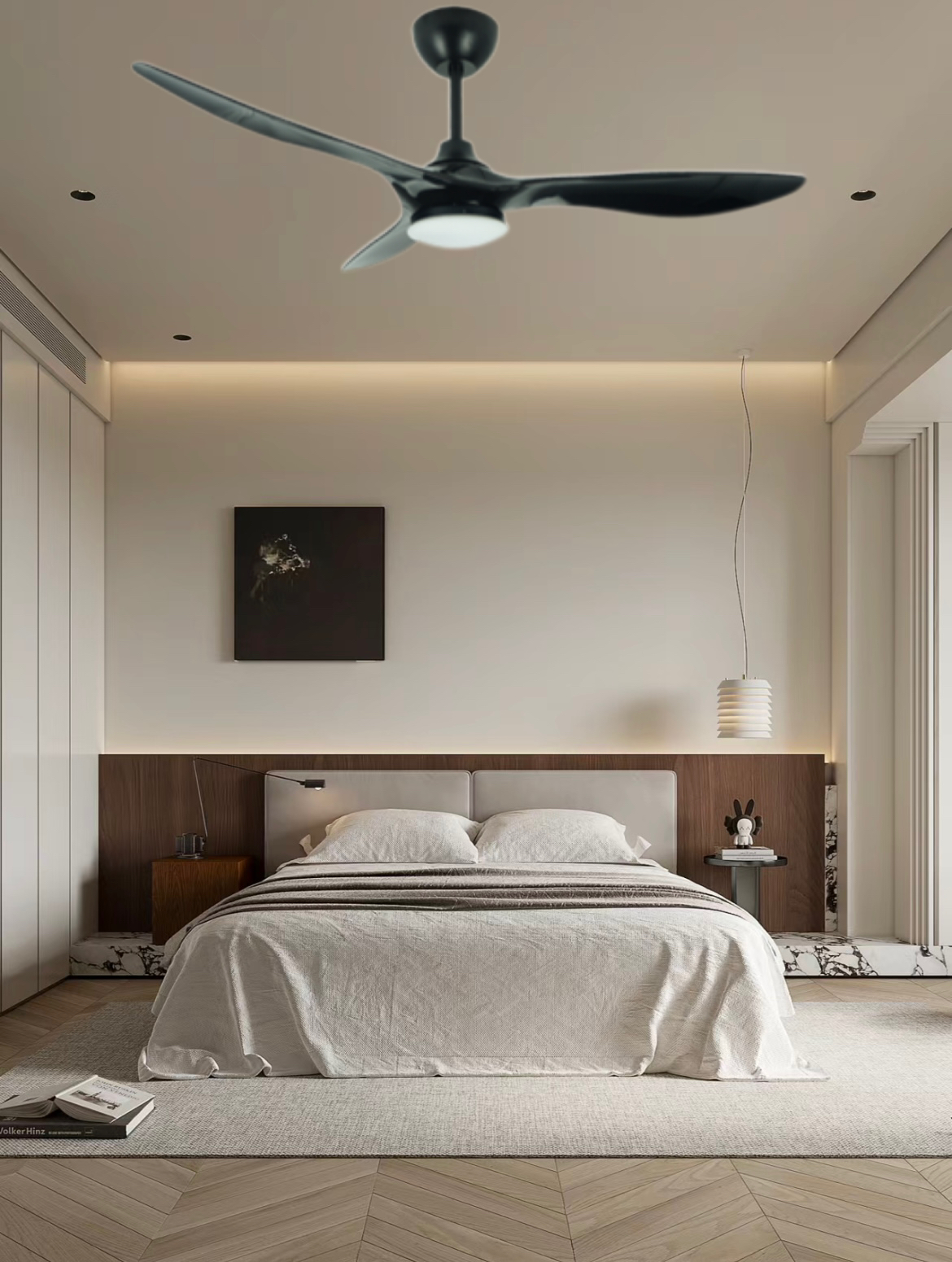ventiladores de techo con luces empotradas remotas
