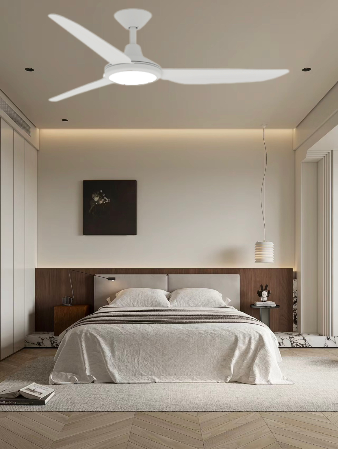 ventilador de techo con control de pared