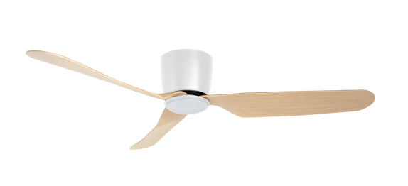 HGL44/48/52-3A901 3ABSVentilador de techo CC con control remoto y luz regulable, color blanco mate