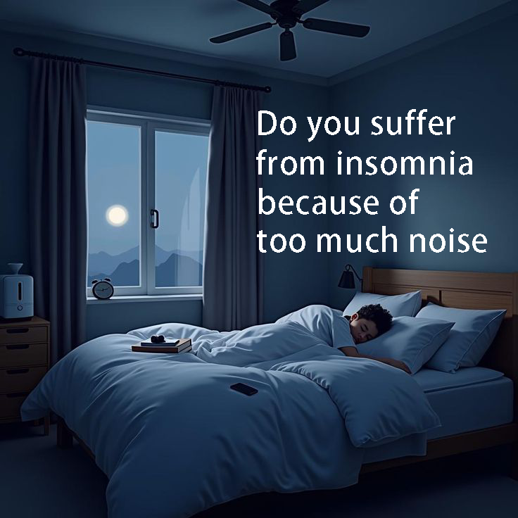 ¿Sufres de insomnio por demasiado ruido?
