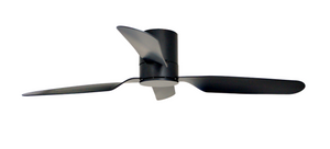 Ventilador de techo DC con control remoto HGL52-3A045 3ABS con luz regulable para comedor