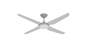 DRL52-4Y046 4ABS Remote Contol DC 220-240V Ventilador de techo de voltaje para comedor blanco