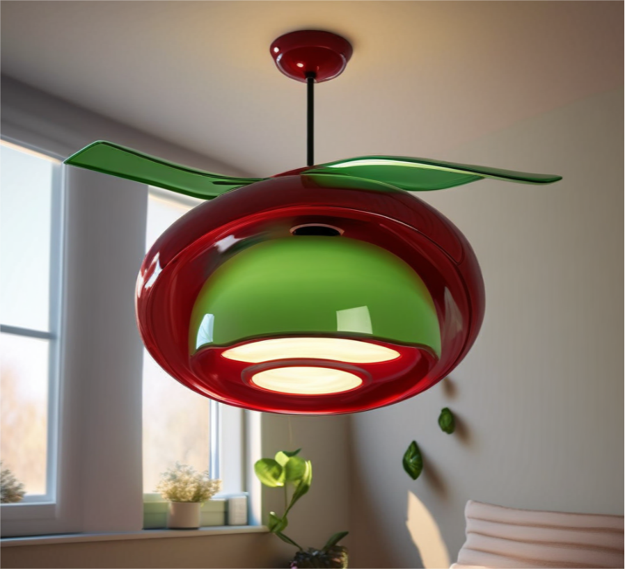 Ventilador de techo con diseño de IA