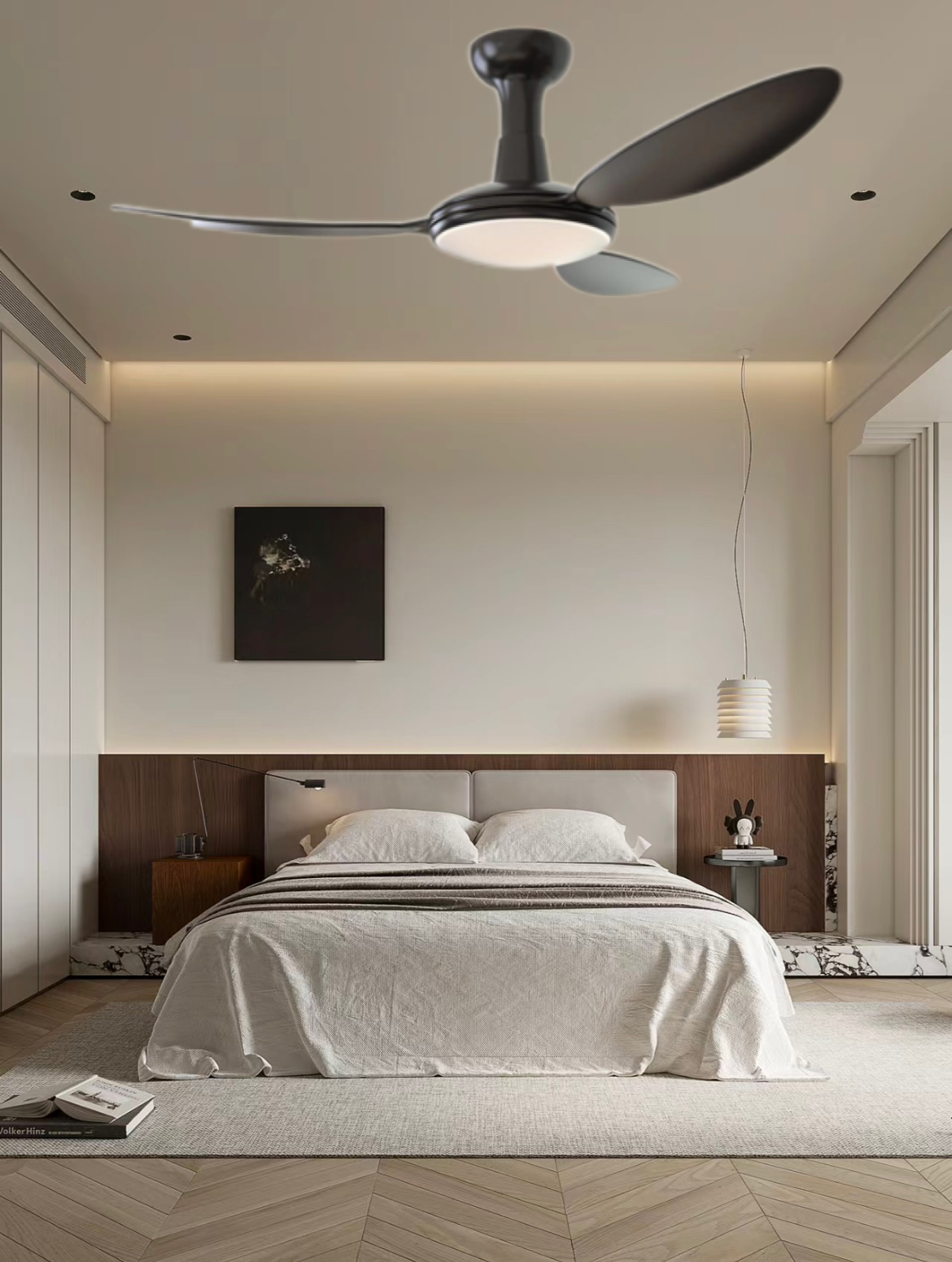 ventiladores de techo con luces empotradas remotas