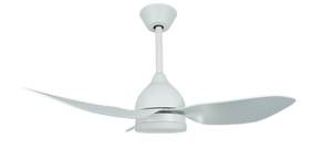 DRL36-3A401 3ABSVentilador de techo CC con control remoto y luz regulable, color blanco mate