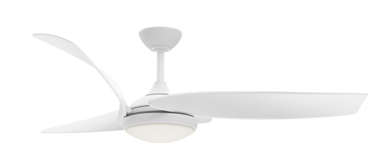 Ventilador de techo DC con control remoto DRL54-3Y014 3ABS con luz regulable para comedor