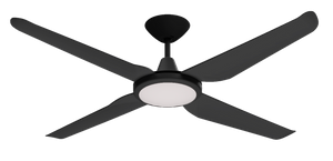DRL52-4Y046 4ABS Remote Contol DC 220-240V Ventilador de techo de voltaje para comedor negro