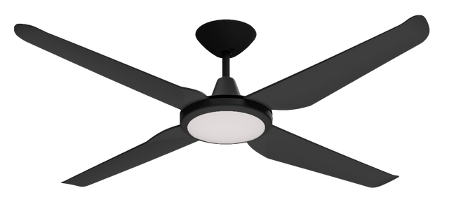 DRL52-4Y046 4ABS Remote Contol DC 220-240V Ventilador de techo de voltaje para comedor negro
