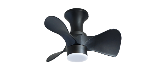 Ventilador de techo CC con control remoto HGL22-3A056 3ABS con luz regulable para habitación de niños