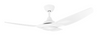 DRL40-3A506 3ABSVentilador de techo CC con control remoto y luz regulable, color blanco mate