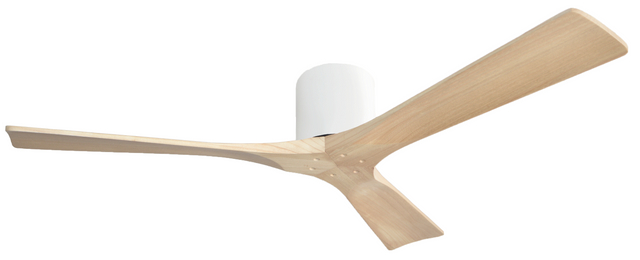 DRN52-3S012 Ventilador de techo de madera sólida DC con control remoto de 3 aspas de madera maciza para comedor