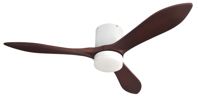 Fan de techo de madera sólida de DC del control remoto de las cuchillas de HGL52-3S009 3solidwood para el comedor