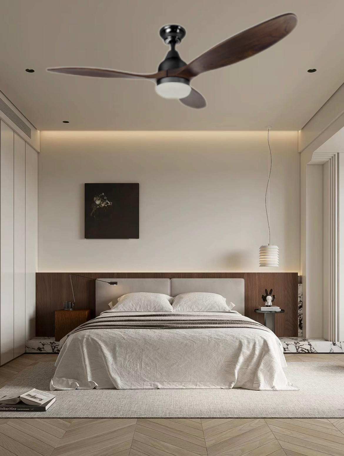 ventiladores de techo con luces empotradas remotas