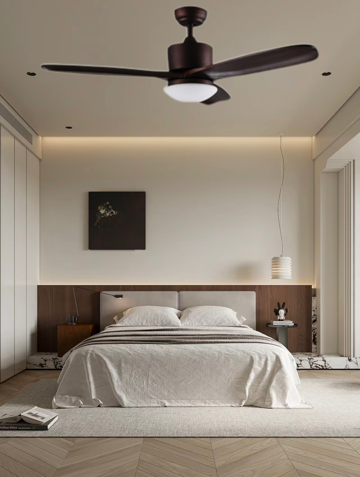 ventiladores de techo con luces empotradas remotas