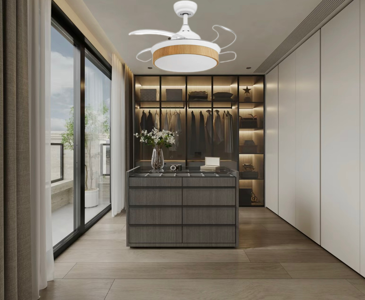 ventiladores de techo remotos con luces