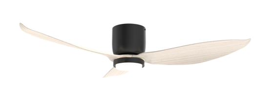 HGL54-3A401 3ABSVentilador de techo CC con control remoto y luz regulable, color blanco mate