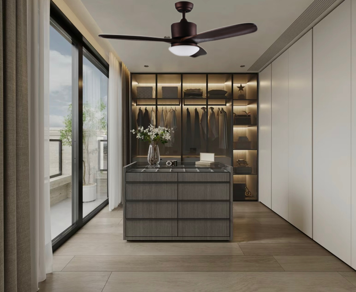 ventiladores de techo con luces empotradas remotas