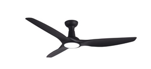 DRL52/63-3Y001 3ABS Ventilador de techo CC con control remoto con luz regulable y luz integrada 