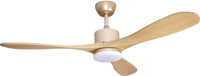 DRL52-3A708 3SOILD WOOD Remote Contol DC Techo Ventillez con luz Dimmable Integrada G G