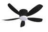 HGL38-5S029 5ABS Ventilador de techo DC Remote Contol con lámpara negativa para comedor 
