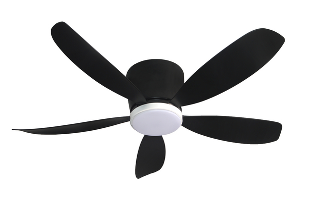 HGL38-5S029 5ABS Ventilador de techo DC Remote Contol con lámpara negativa para comedor 
